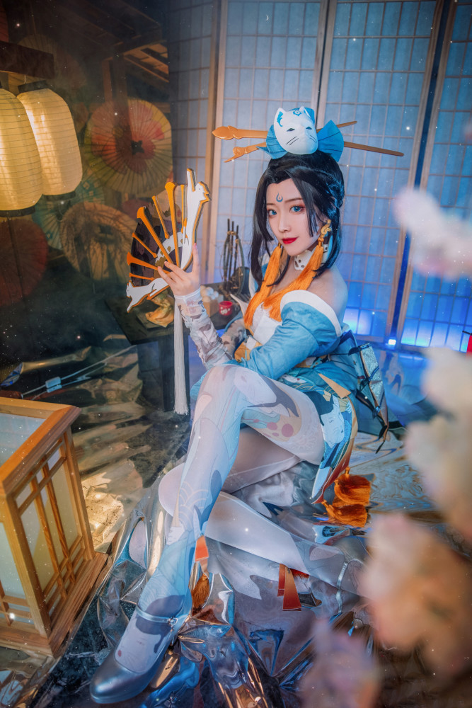 小姐姐cosplay不知火舞魅语,简直太美了