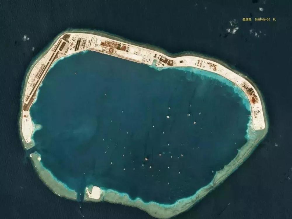 为什么渚碧礁和美济礁还剩下一部分没填?