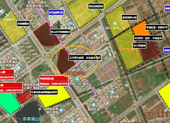 今天盐城一口气挂出6块宅地,南海未来城要火