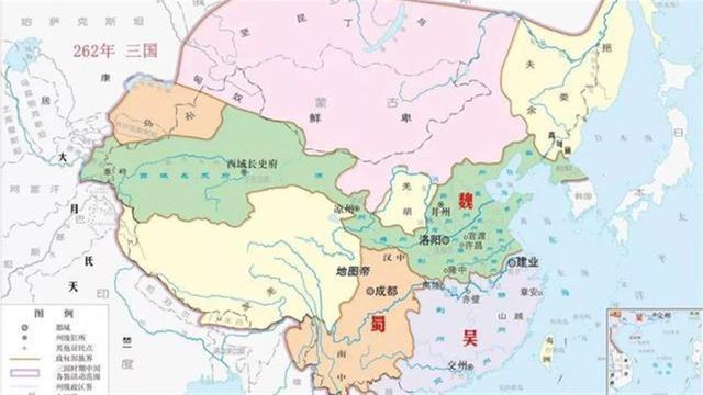 三国魏,蜀,吴实际地盘有多大?刘备想统一天下,简直是做梦