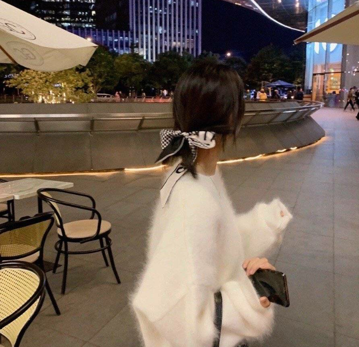 背影 侧颜 温柔神仙女头