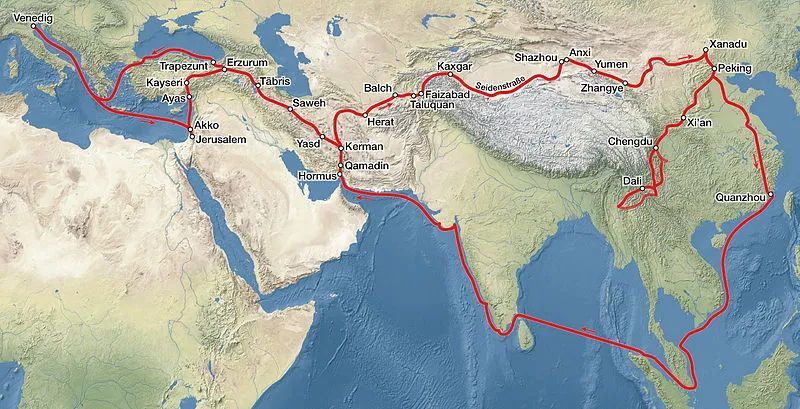 马可波罗的旅程即使在今天你也能跟随