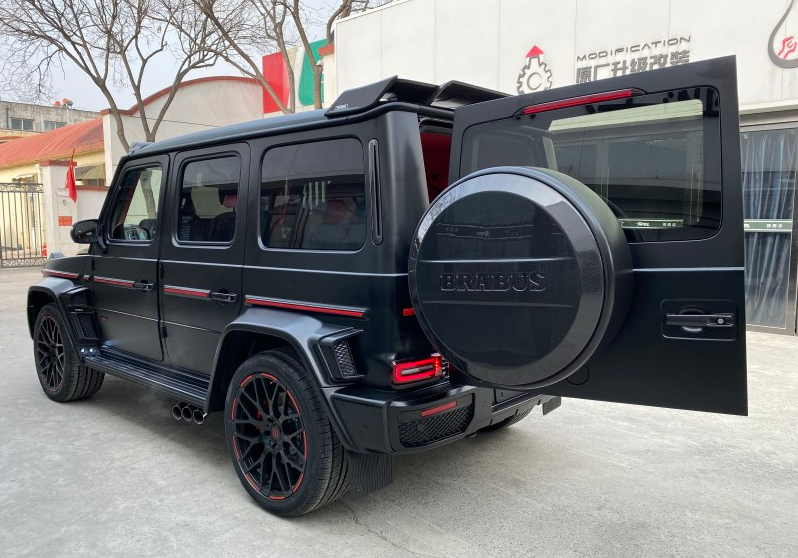 20万改出600万效果,奔驰g350改装巴博斯g800