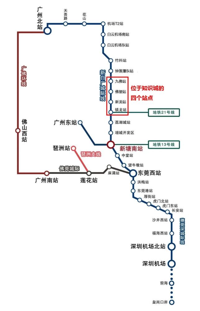 黄埔深圳皇岗口岸可直通!穗莞深城际本月开工
