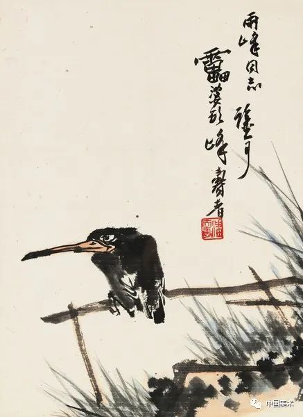 构图奇绝潘天寿作品108幅高清