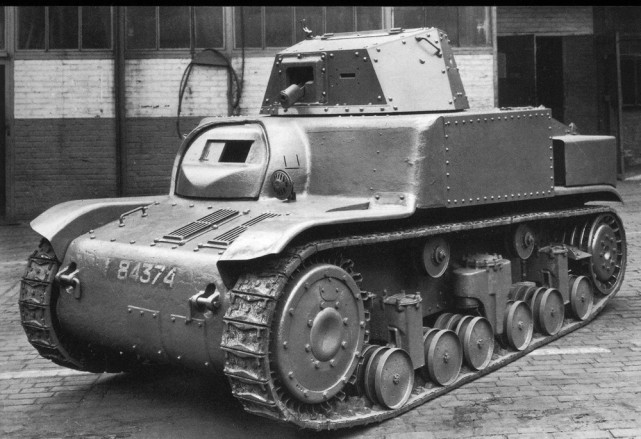 雪铁龙p103坦克,二战前为法国骑兵打造的专属武器