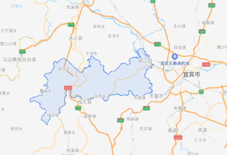 四川省一个县,因为一座山而得名,是你的家乡吗?