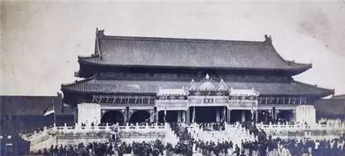 隆裕太后葬礼旧照:5万人致哀,外国使馆降半旗,政府出动仪仗队
