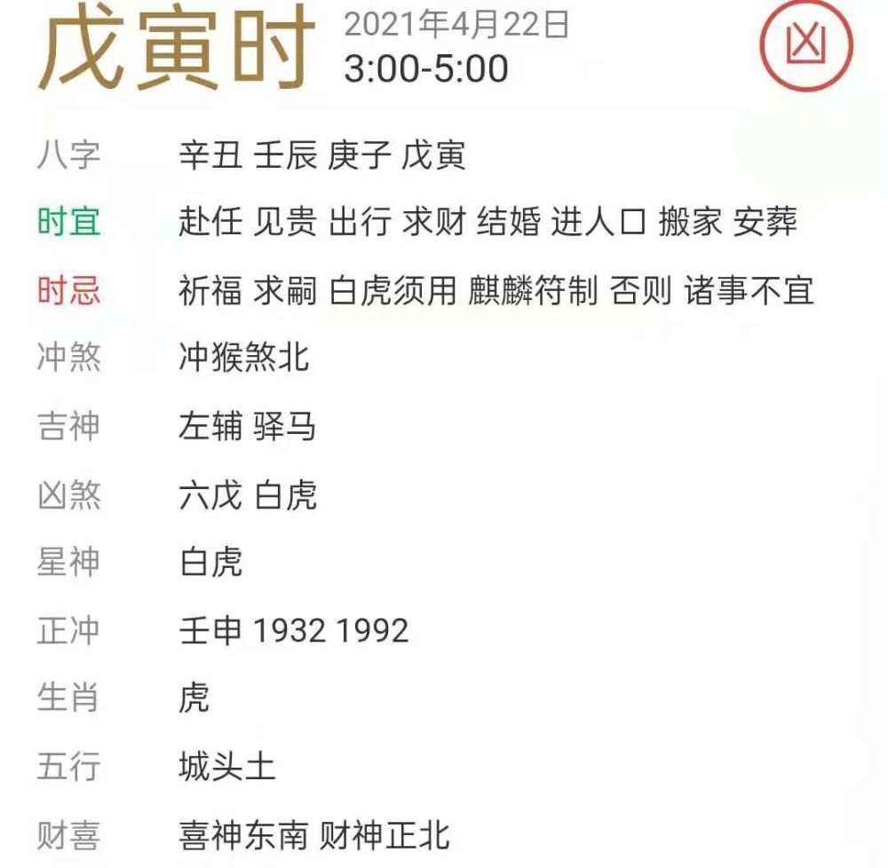 每日宜忌老黄历2021年4月22日