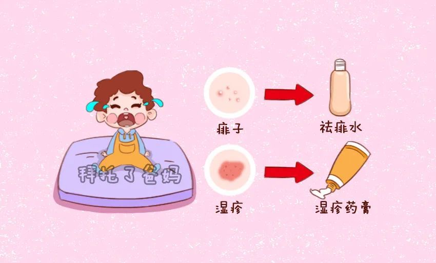 粉扑上滋生的细菌对宝宝皮肤造成污染,也不要涂抹太厚从而阻塞毛孔