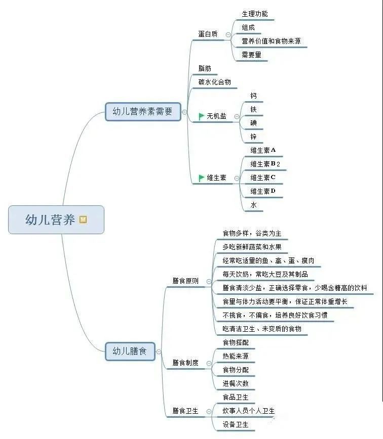 幼儿园教师资格考试思维导图