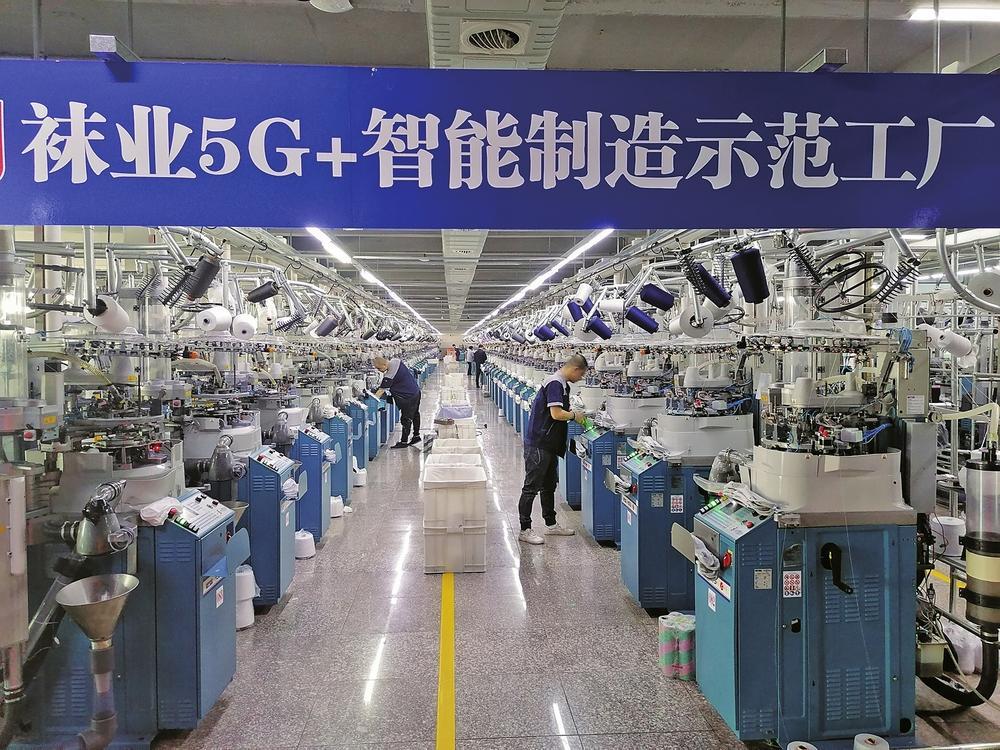 东北袜业园利用变局推进项目建设