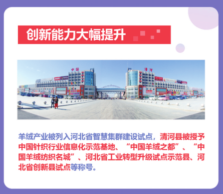 自2019年5月,"清河·中国羊绒指数"发布,指导行业运行,这座河北东