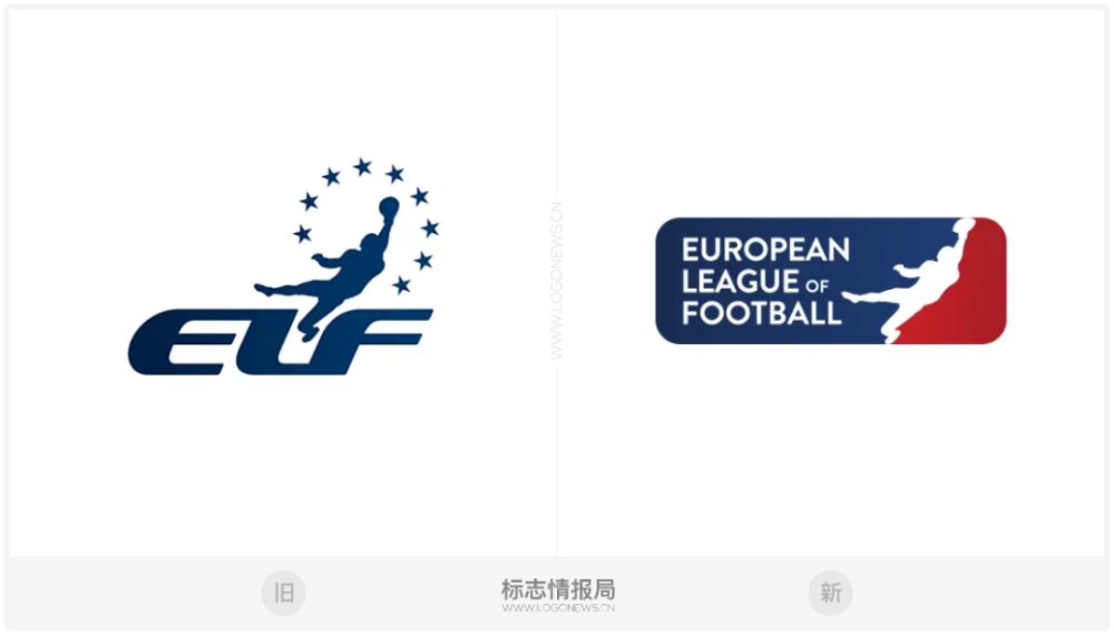 欧洲美式足球联赛(elf)新赛季推出新logo