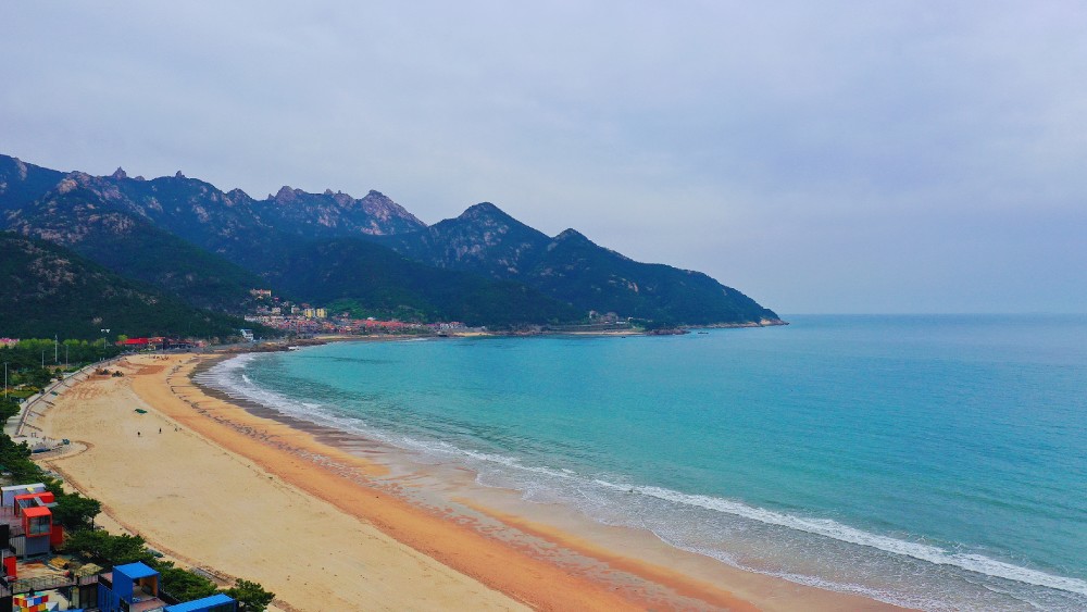 青岛沙子口是个好地方走进静谧海滩流清湾