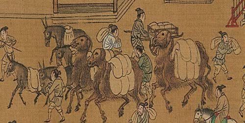 《清明上河图》放大50倍:发现一神秘人物,网友看后:外卖小哥?