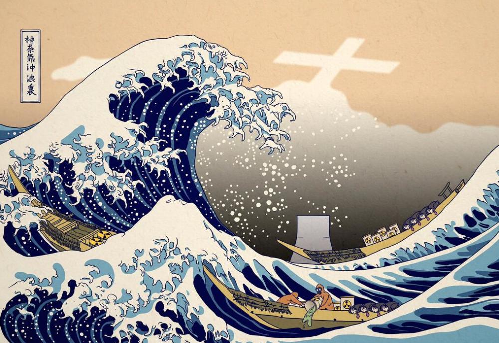 神奈"氚"冲浪里改自日本名画,细节好评,十分形象