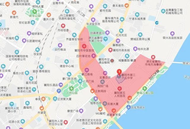 2020划片:长征路(肖家台路口)向南交炮铺街至江边以东;江边(炮铺街)