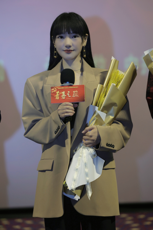 "回头客女演员"刘若清主演建党献礼影片 《青春之骏》正在热映