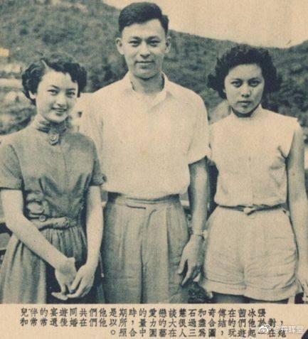 石慧傅奇张冰茜1954年3月6日,25岁的傅奇与20岁的石慧结婚,是影坛最