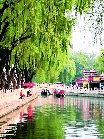 什刹海里的"金丝套"