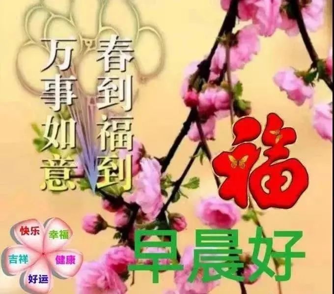 温馨的早安问候祝福表情包,早上好微信问候祝福图片带