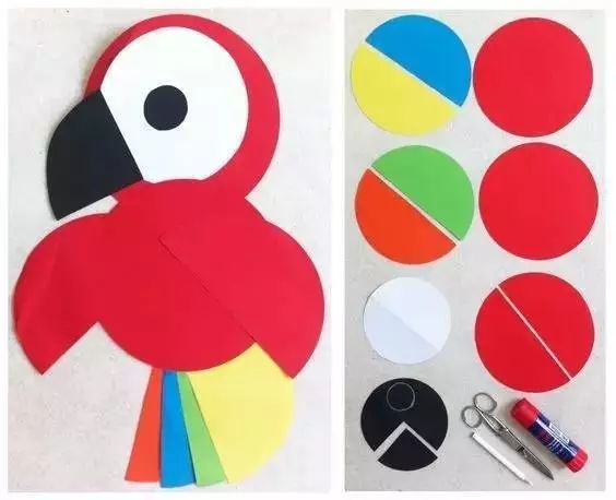 半圆卡纸能教孩子做出怎样的创意手工?