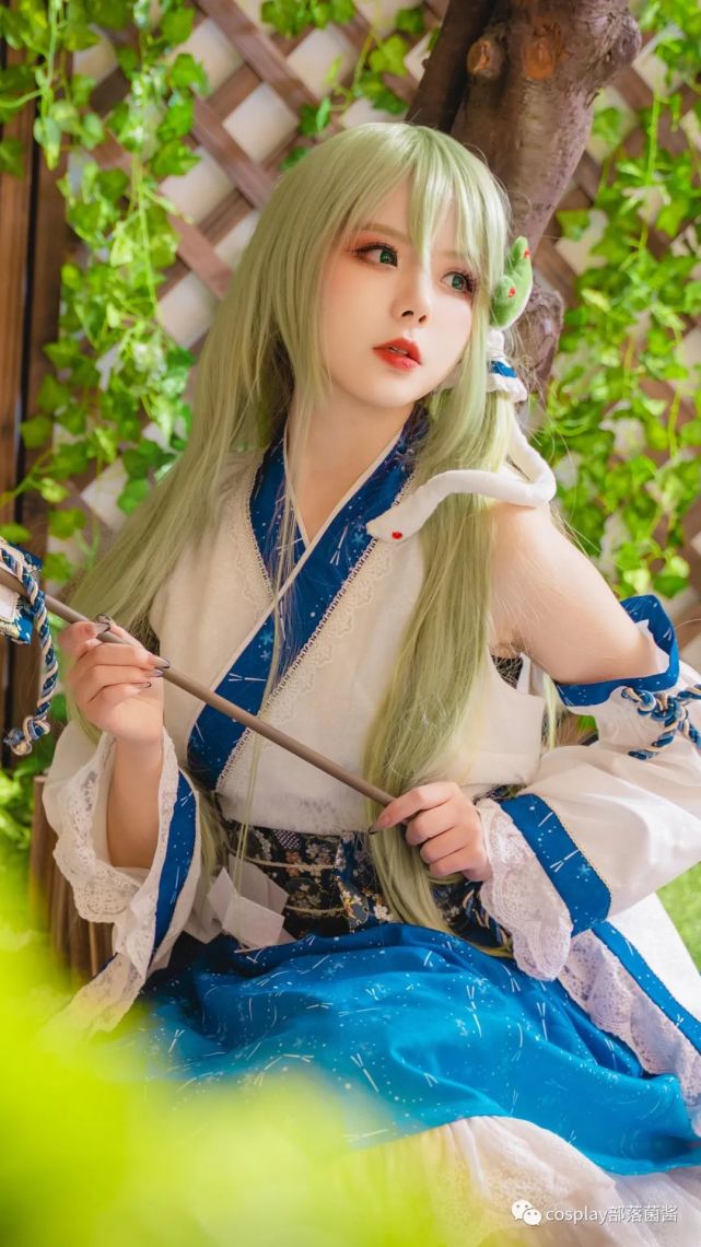 cos:东方project东风谷早苗cos正片@猫三都