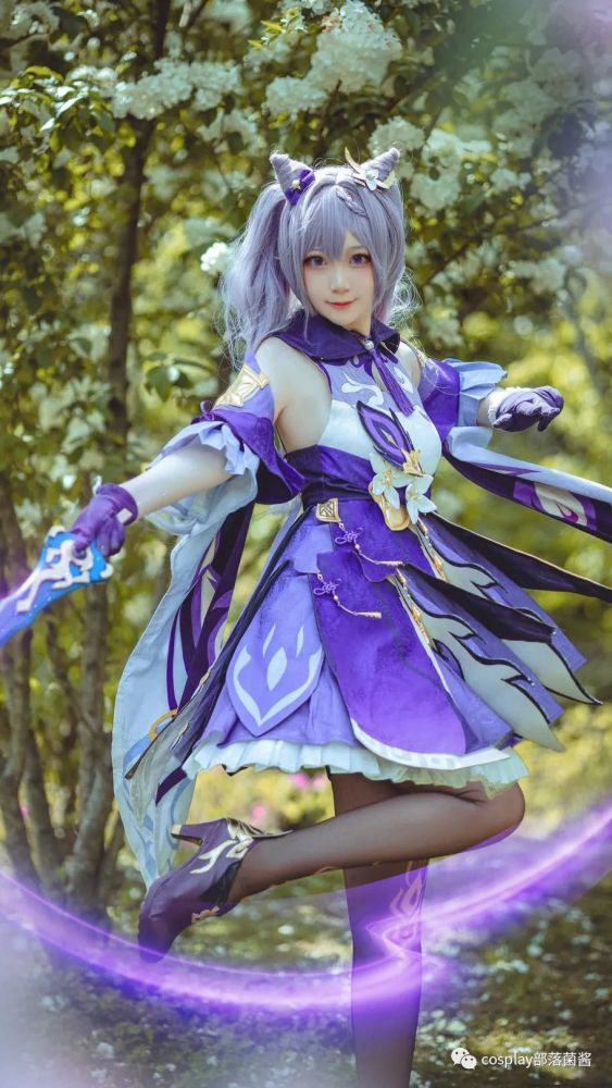 cos:原神刻晴cos正片@halo酱