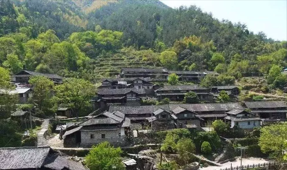 探村温州永嘉|藏在张溪的林坑古村落,有更美楠溪山地