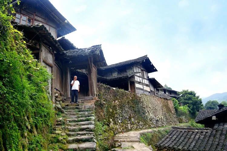 探村温州永嘉藏在张溪的林坑古村落有更美楠溪山地民居景观