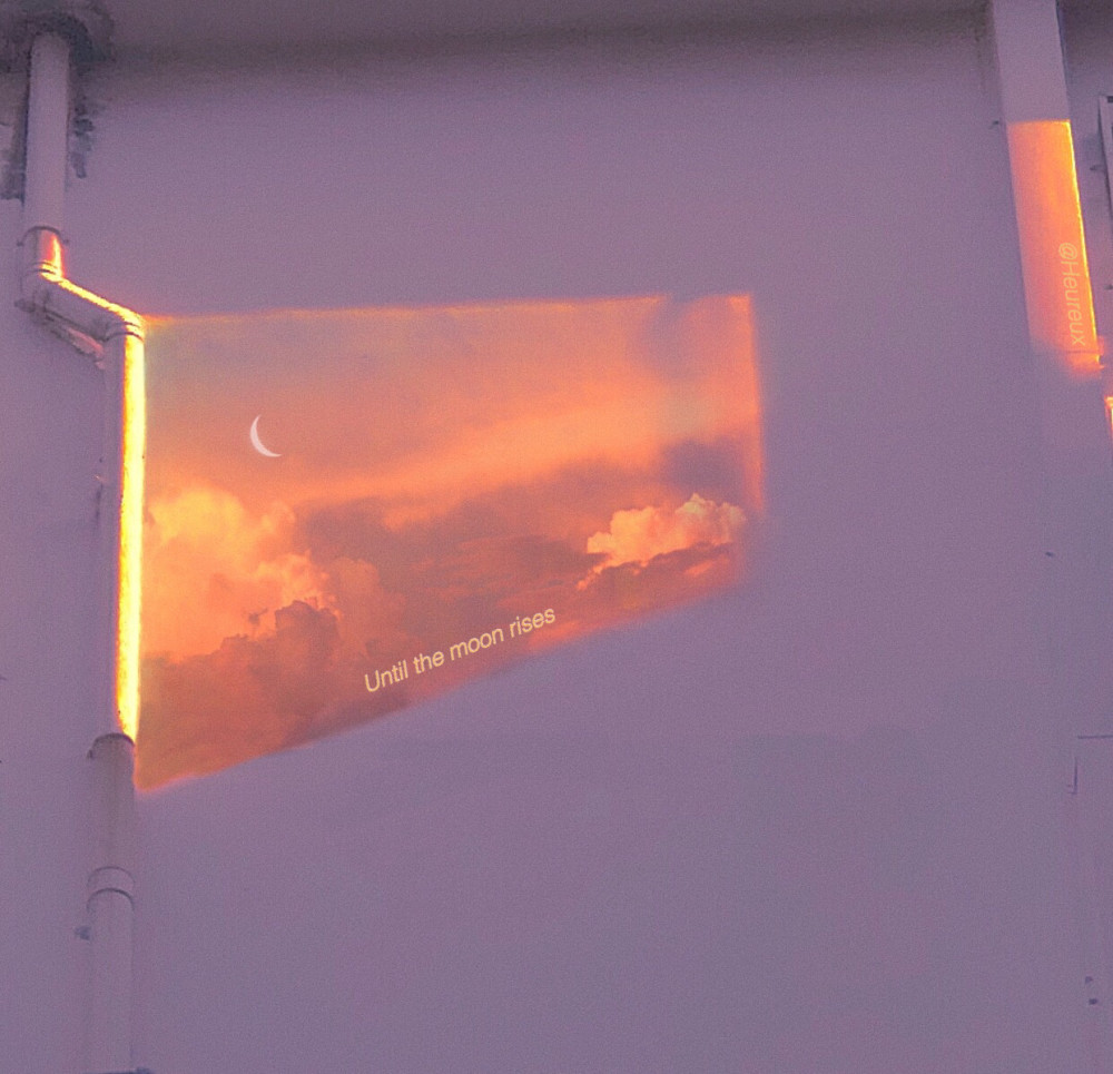 落日背景图|"日落里有个小商店,贩卖着橘黄的温柔"