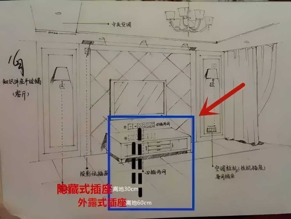 水电工老师傅亲手绘制水电定位图纸!清晰明确,省一笔设计费