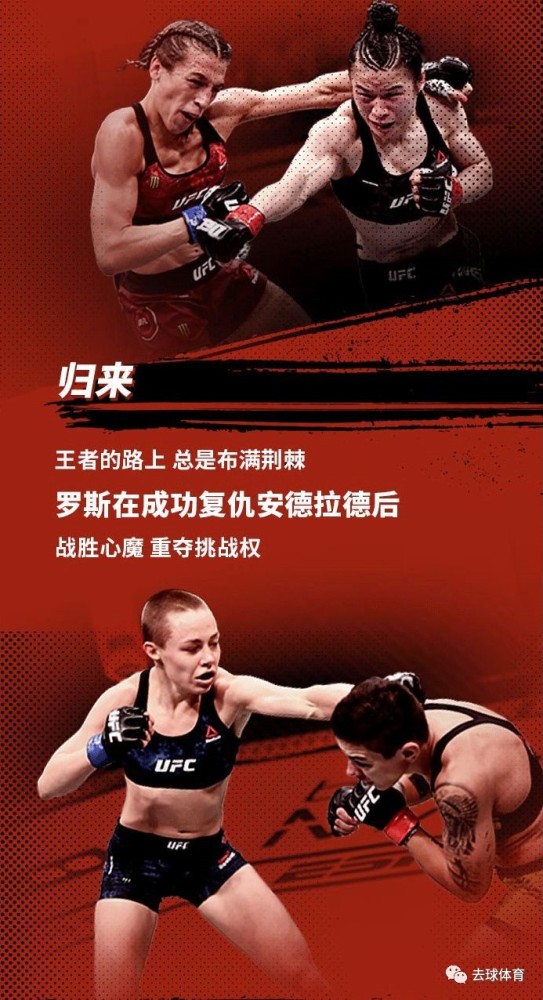 ufc261直播:张伟丽vs罗斯 枪炮与玫瑰的碰撞,硬核摇滚