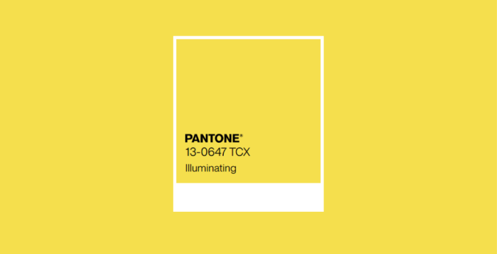 今年 pantone 发布的年度流行色中,黄色是最大的热门.