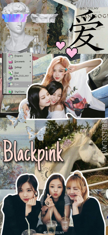 blackpink拼图壁纸