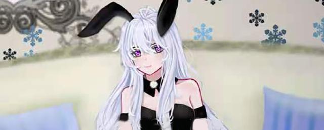 粉丝制作兔女郎古月娜,黑丝袜,大长腿很漂亮,这个细节