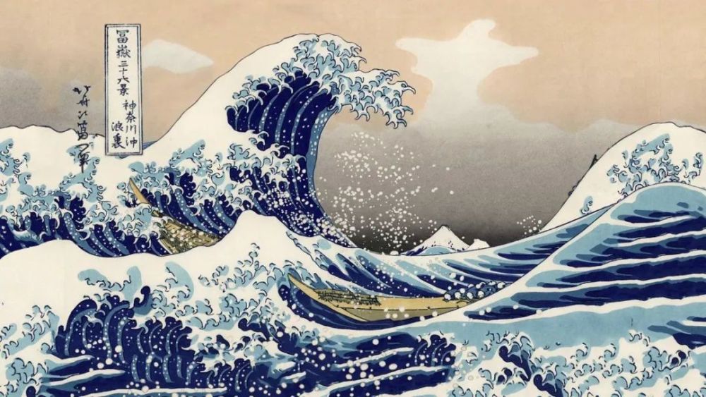 插画师再创作日本名画,讽刺核污水入海