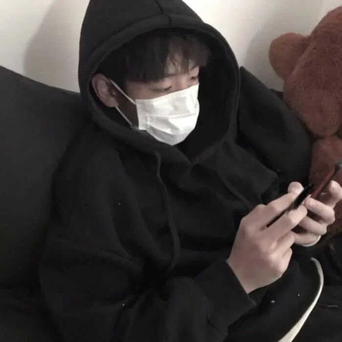 不露脸男头·花式挡脸男生头像