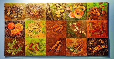野菜,草根,树皮,皮具,当这些红军长征中的真实"食物"被一一收集起来