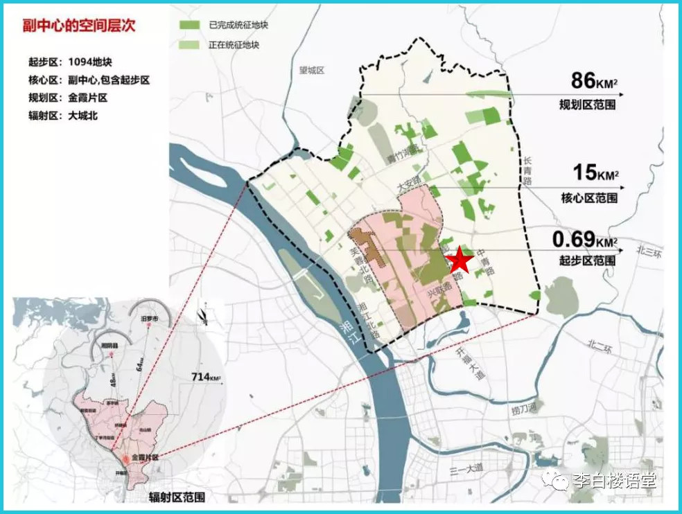 (金霞副中心规划示意图)