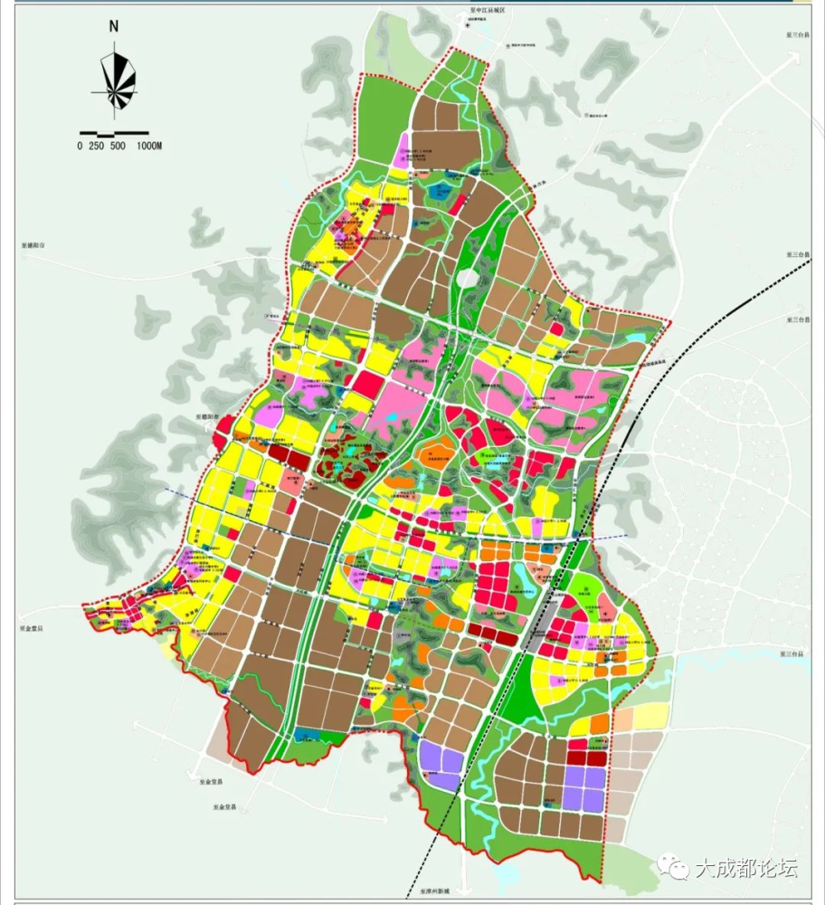 德阳 凯州新城:已为成都东部新区专门预留了10平方公里的产业用地