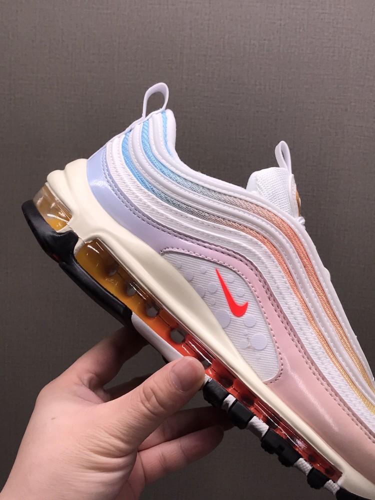 nike air max 97 耐克彩虹粉子弹气垫跑鞋