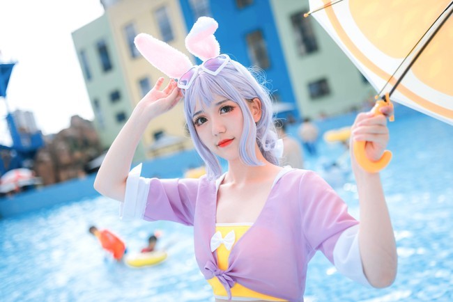 公孙离cos:我的心 有半个橘子那么甜