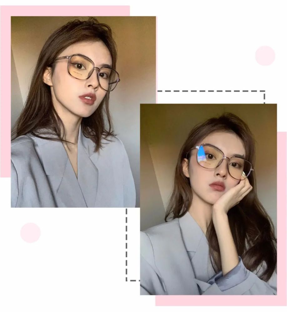 女生戴眼镜很丑挑对了超显脸小什么脸型的女生都有救