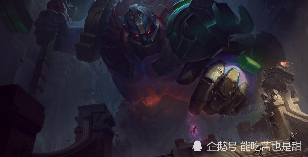 lol塞恩最抽象的皮肤战争机器像大白魔神黑乎乎