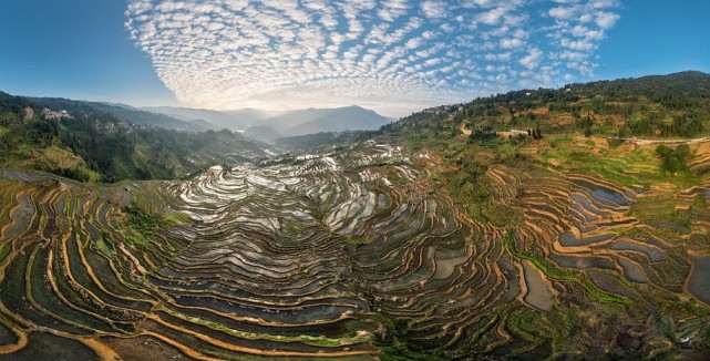 田园游首选,云南梯田