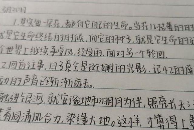 考生苦练"鲸落体",阅卷老师看了都夸"唯美",根本不忍扣分