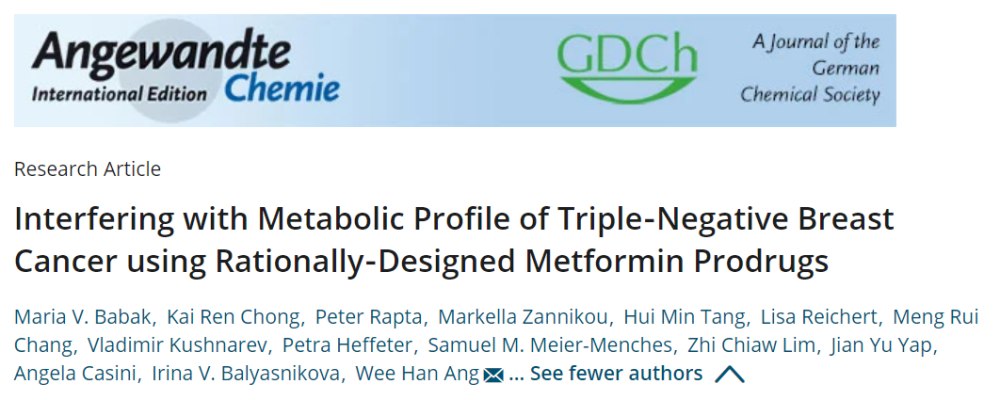 of triple‐negative breast cancer using rationally‐designe