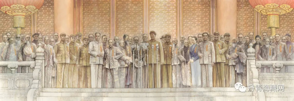 《开国大典》1200x420cm 2021年